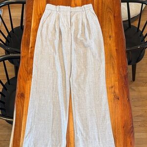 Abercrombie & Fitch Heather Light Gray Tailored Pants